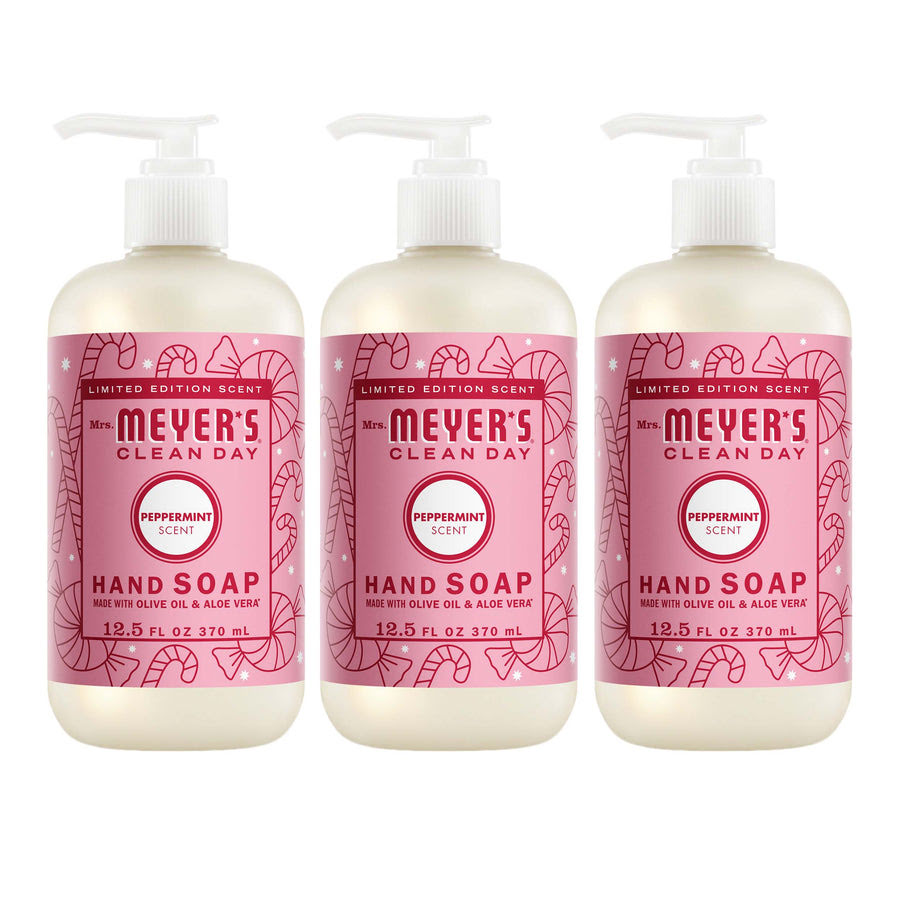 b196c7c5-ca8d-5a05-8bb8-b2cb0ad576c5.jpg Peppermint Liquid Hand Soap 3-count Bundle - Image 1