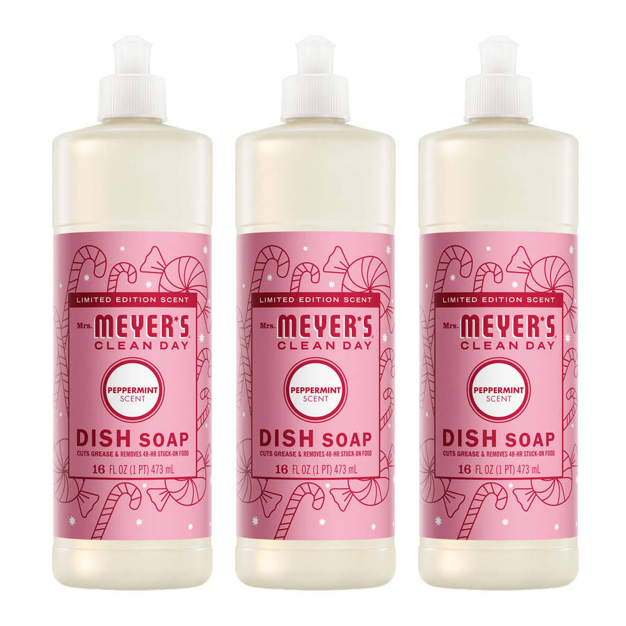 e6d415b1-1f0c-5923-9250-94d3497e8d1b.jpg Peppermint Dish Soap 3-count Bundle - Image 1