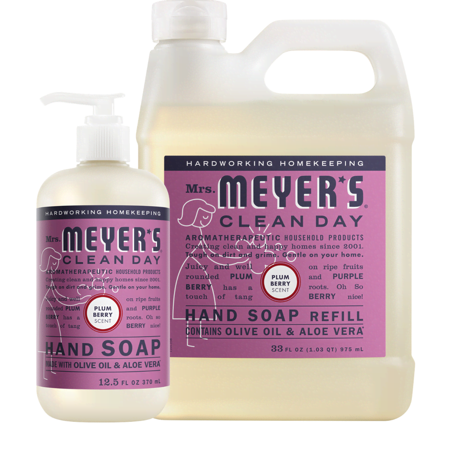 f2a6dc8c-b03a-5f96-a708-274cf3b8edc8.png Plum Berry Liquid Hand Soap & Refill Set - Image 1